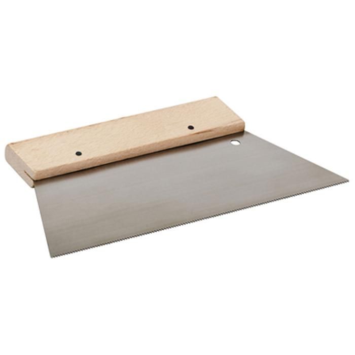 Zahnspachtel B1, 180 mm Breite Zahnspachtel B1, 180 mm Breite