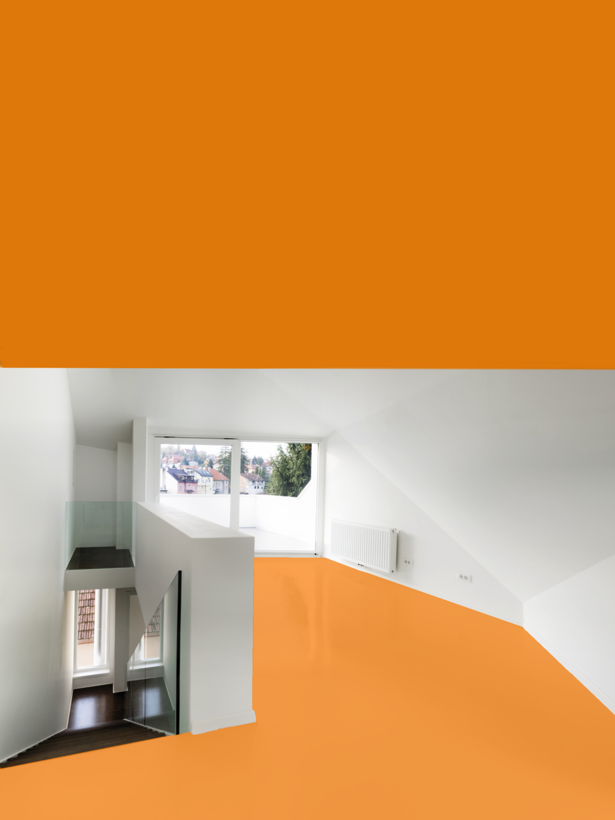 Epoxidharz Bodenbeschichtung AT-EDF100 |Beige Gelb