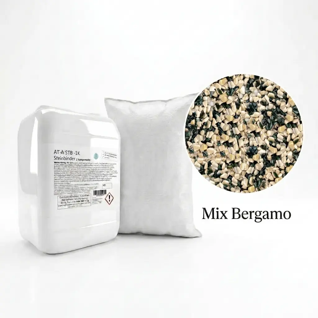 Steinteppich Set| Mix Bergamo| 2,5m²