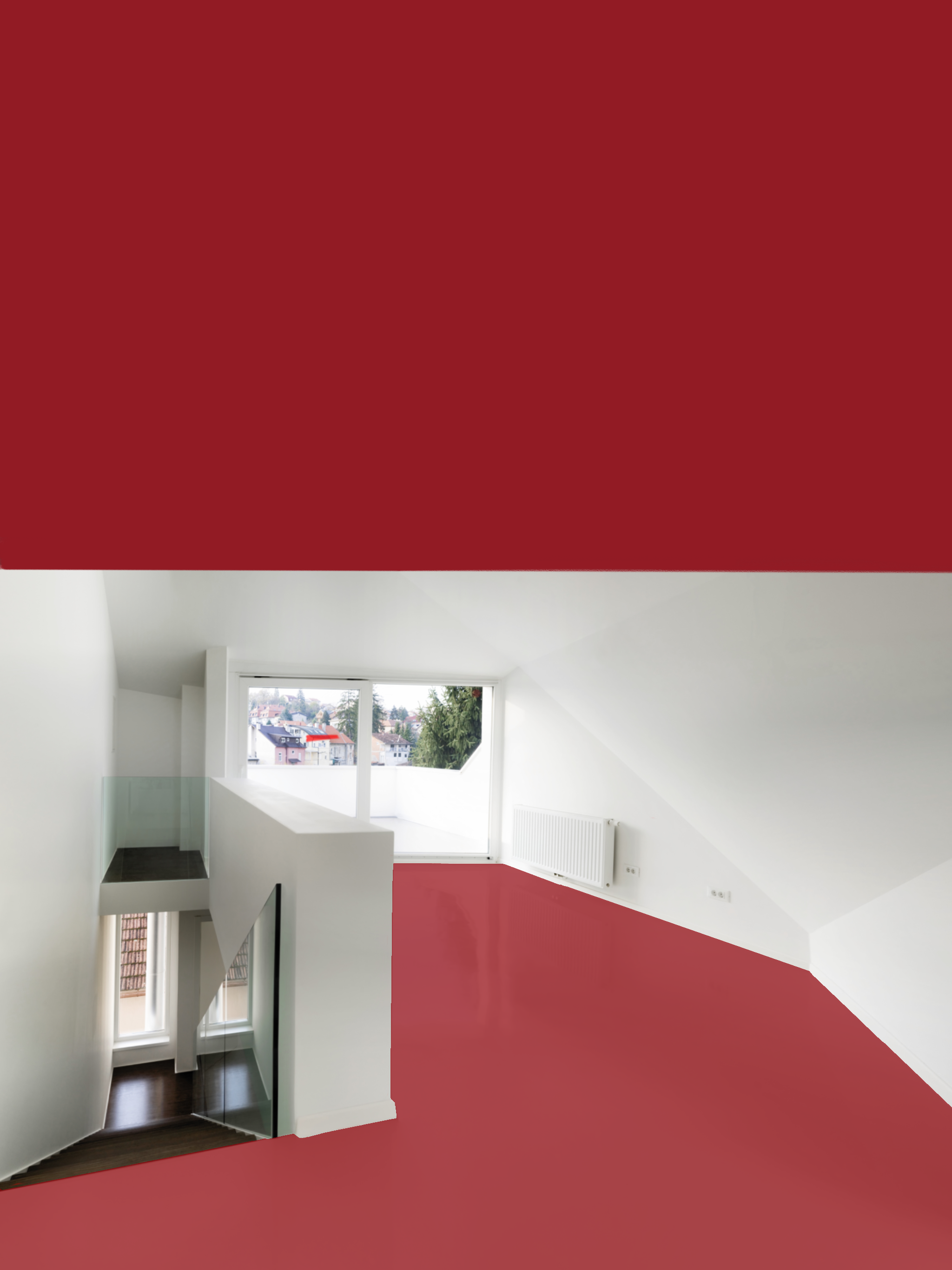 Epoxidharz Bodenbeschichtung AT-EDF100 |Beige Gelb