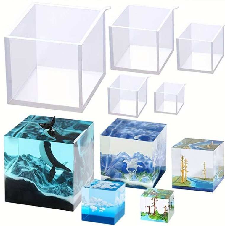 Deko Deluxe Silikonform Würfel Deko Deluxe Silikonform Würfel