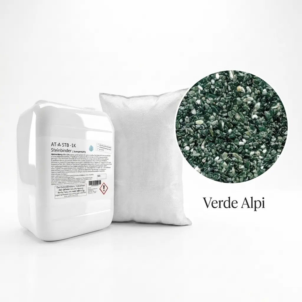 Steinteppich Set| Verde Alpi | 2,5m² 