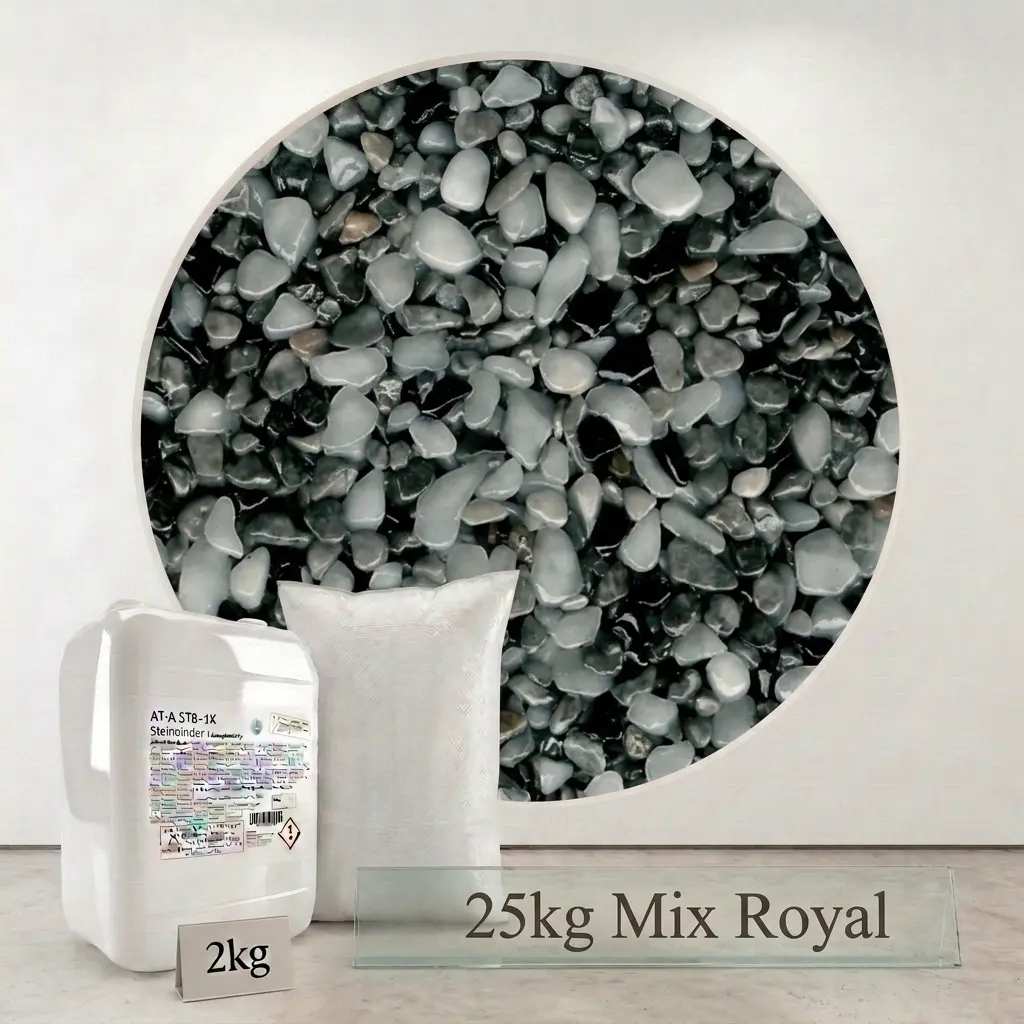 Steinteppich Set| Mix Royal | 2,5m² 