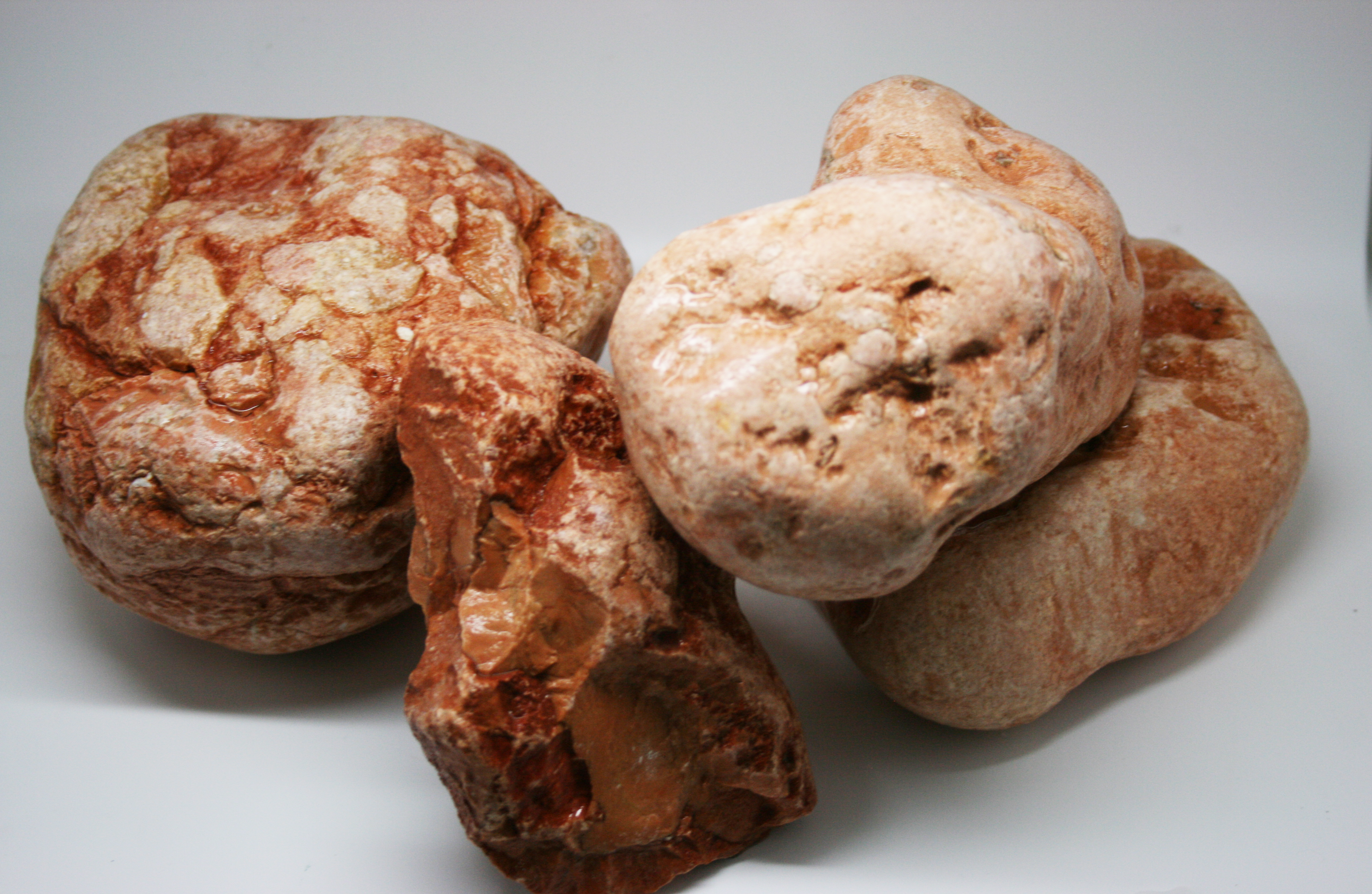 Dekosteine "Rosso Verona" - ital. Naturmarmor für Innen und Außen, ca. 25kg