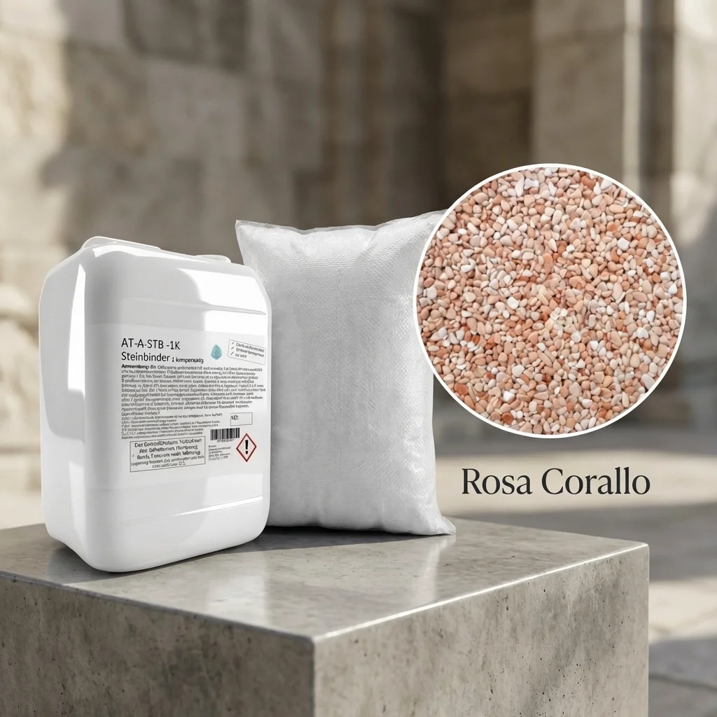 Steinteppich Set| Rosa Corallo | 2,5m² 