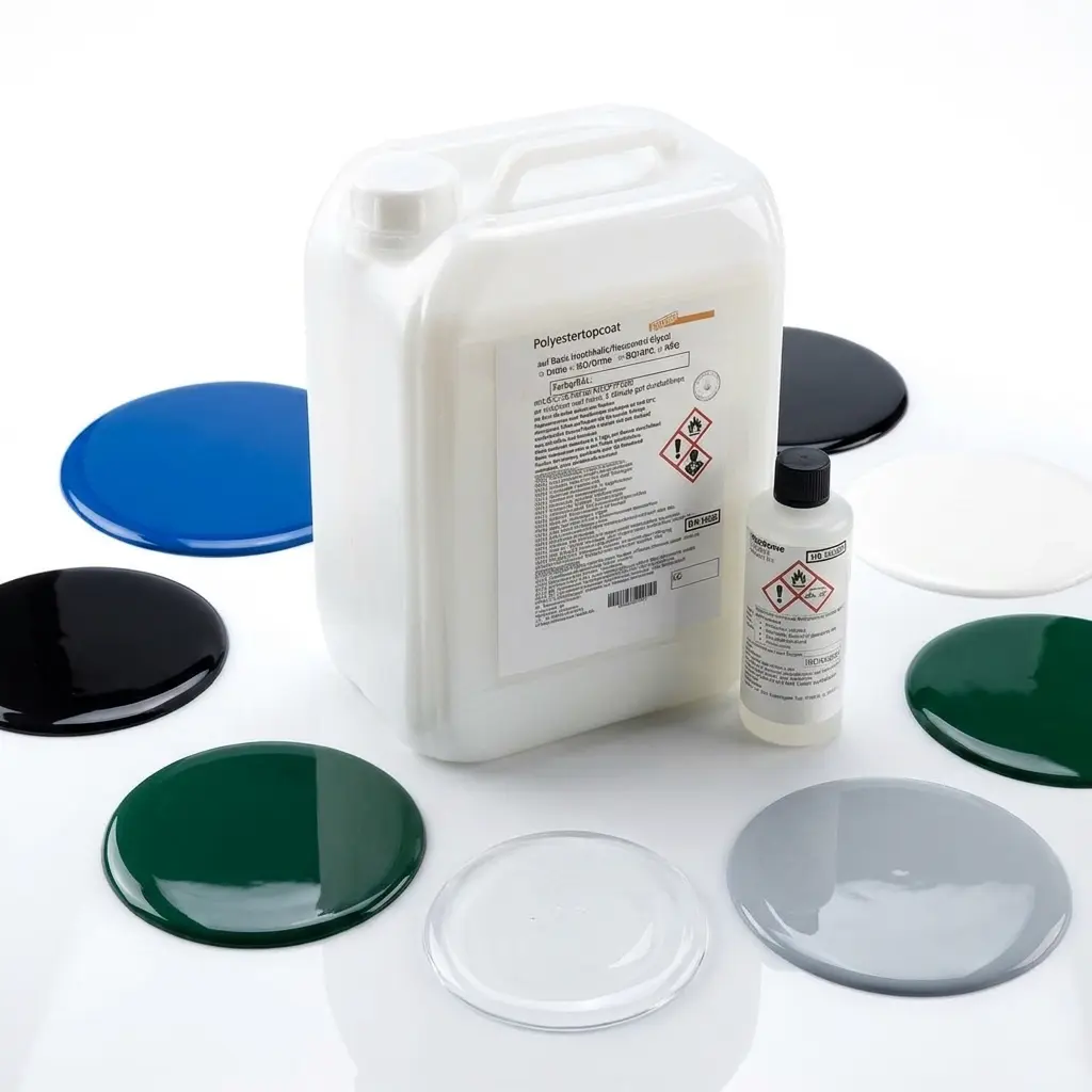 Topcoat ISO/NPG + Härter | weiss | UV echt | Über- & Unterwasser | chemisch stabil Topcoat ISO/NPG + Härter | weiss | UV echt | Über- & Unterwasser | chemisch stabil
