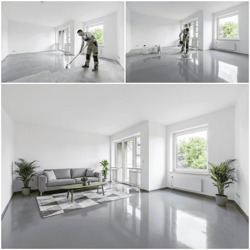 Epoxidharz Bodenbeschichtung AT-EDF100|32 Farben