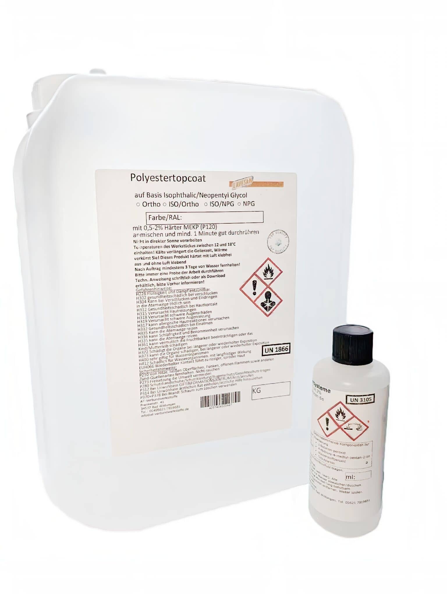 Topcoat ISO/NPG inkl. Härter - Transparent Topcoat ISO/NPG inkl. Härter - Transparent