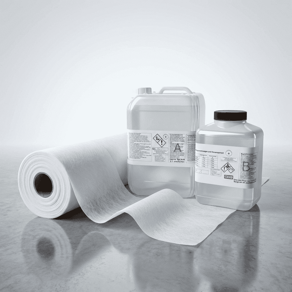 GFK-SET: 1 kg Epoxidharz + GFK Vlies 30g/m² GFK-SET: 1 kg Epoxidharz + GFK Vlies 30g/m²