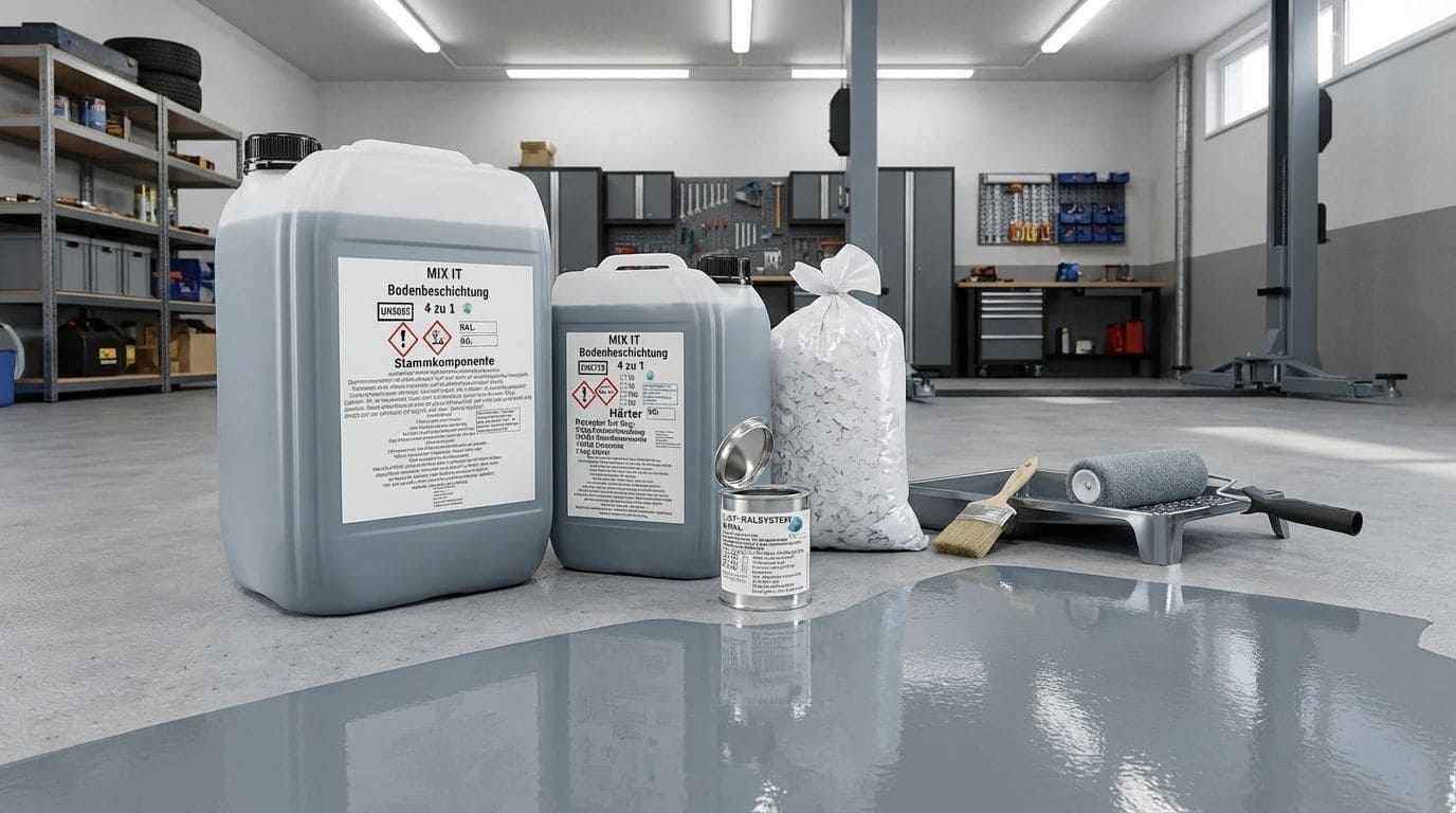 Epoxidharz Bodenbeschichtung AT-EDF30 | fehgrau Epoxidharz Bodenbeschichtung AT-EDF30 | fehgrau