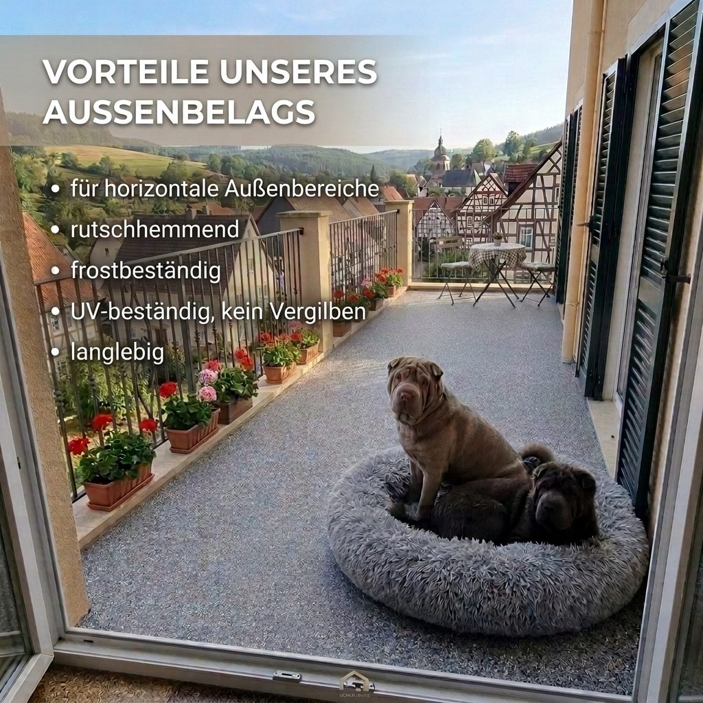 Steinteppich Profi-Set Vlies | Marrone | 2,5m² 