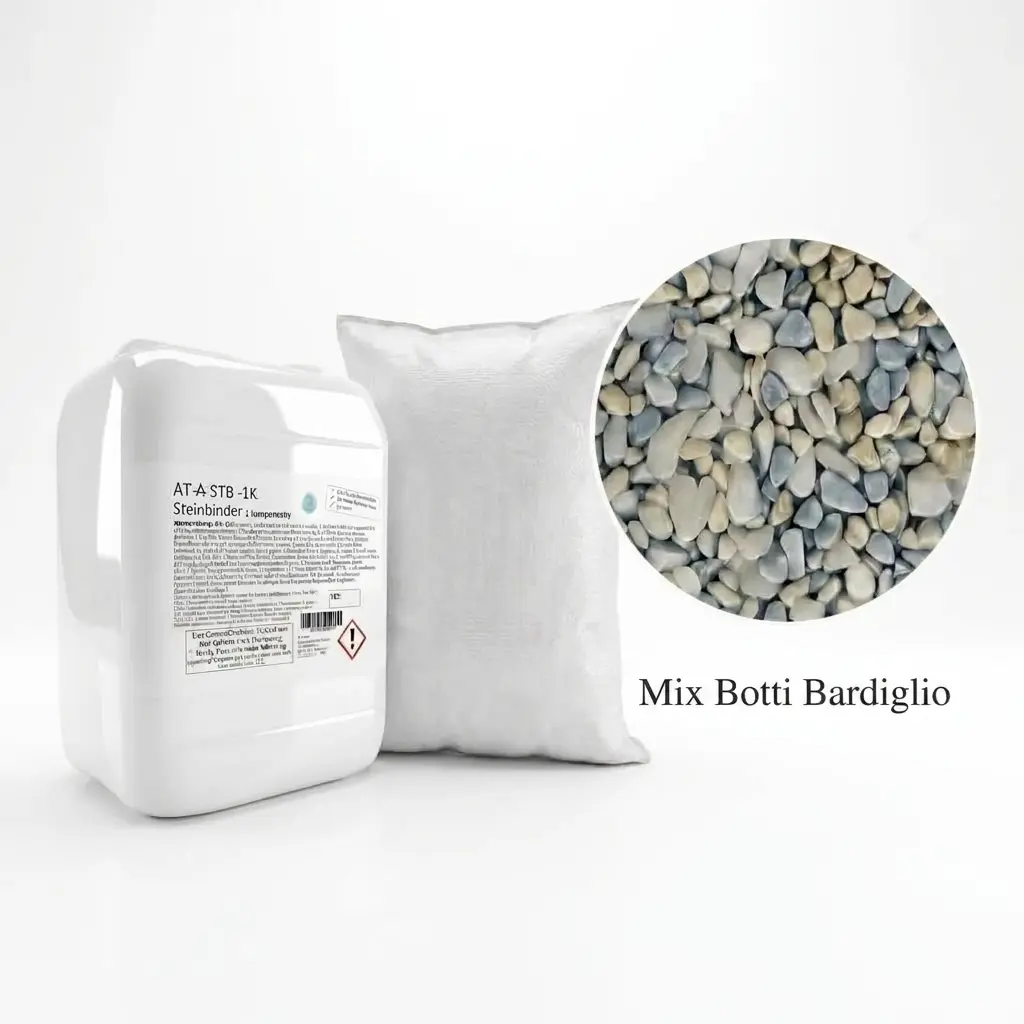 Steinteppich Set| Mix Botti Bardiglio | 2,5m² Steinteppich Set| Mix Botti Bardiglio | 2,5m²