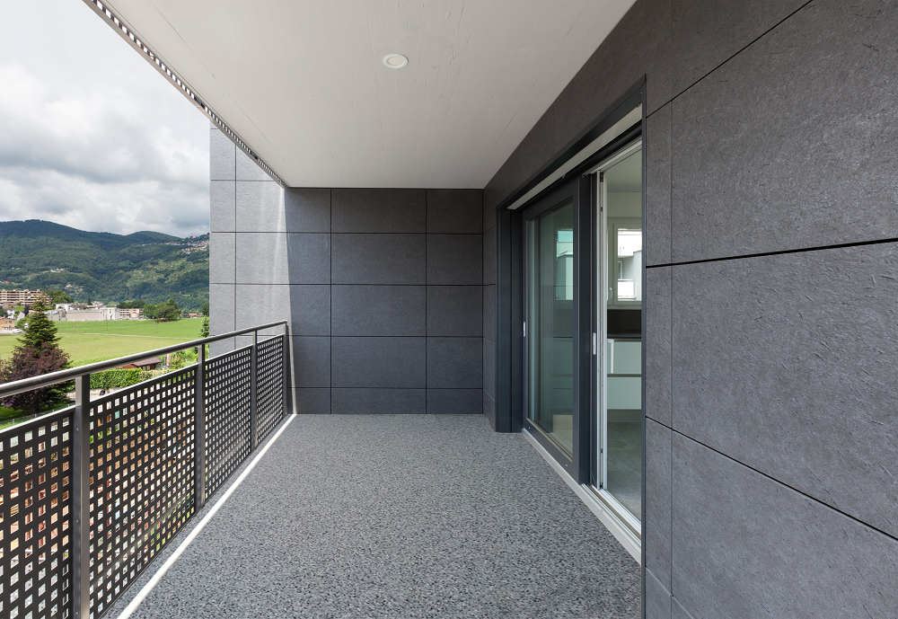 Steinteppich Balkon