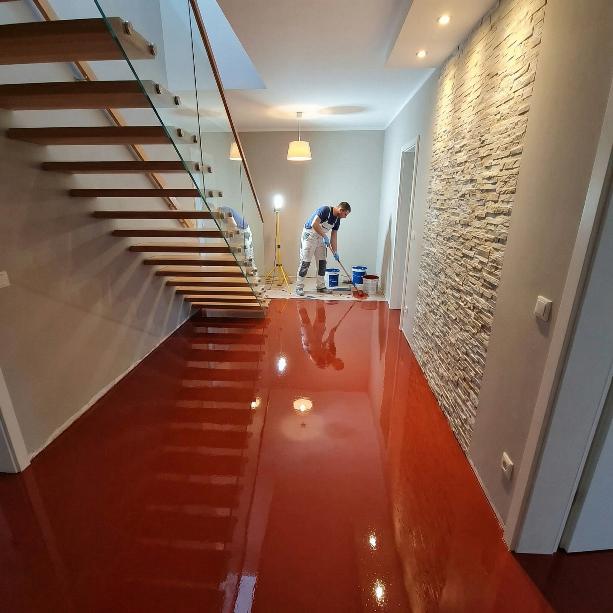 Epoxidharz Verlaufsbeschichtung AT-EVF30|32 Farben