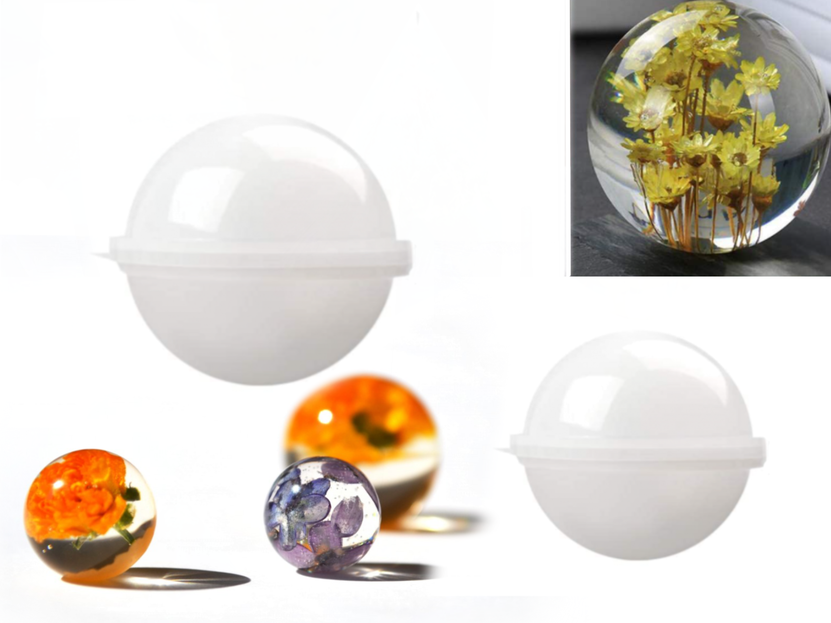 Deko Deluxe Silikonform Kugel Deko Deluxe Silikonform Kugel