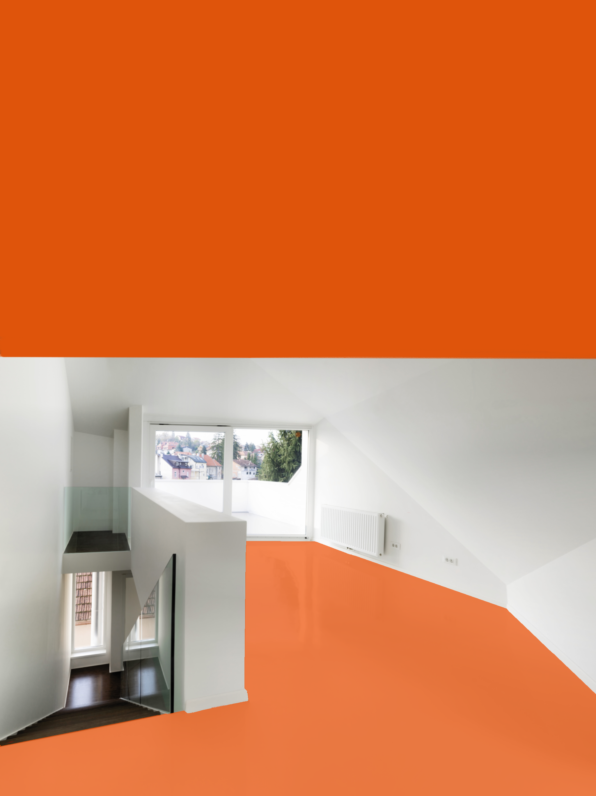 Epoxidharz Bodenbeschichtung AT-EDF100 |Beige Gelb