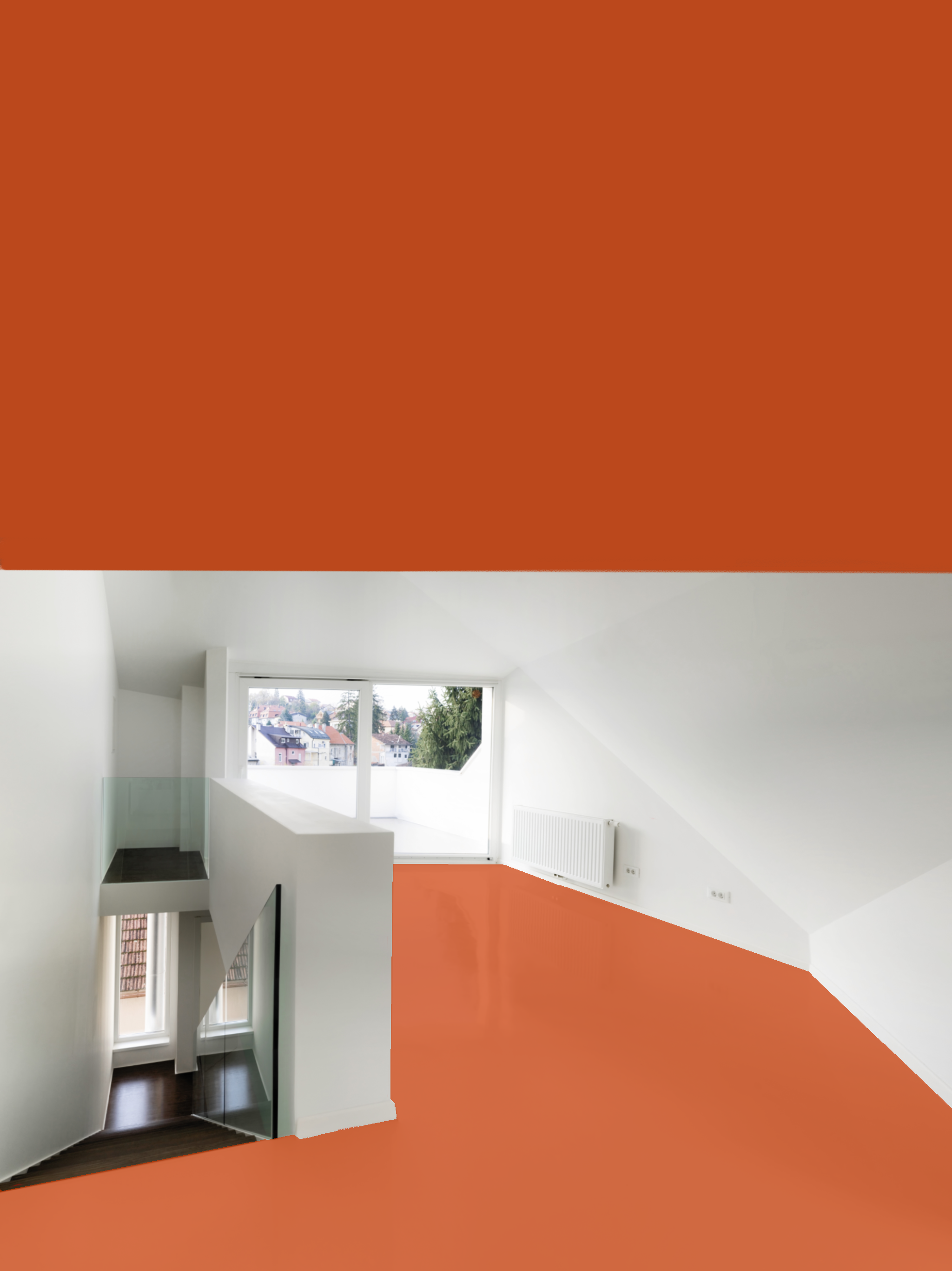 Epoxidharz Bodenbeschichtung AT-EDF100 |Beige Gelb