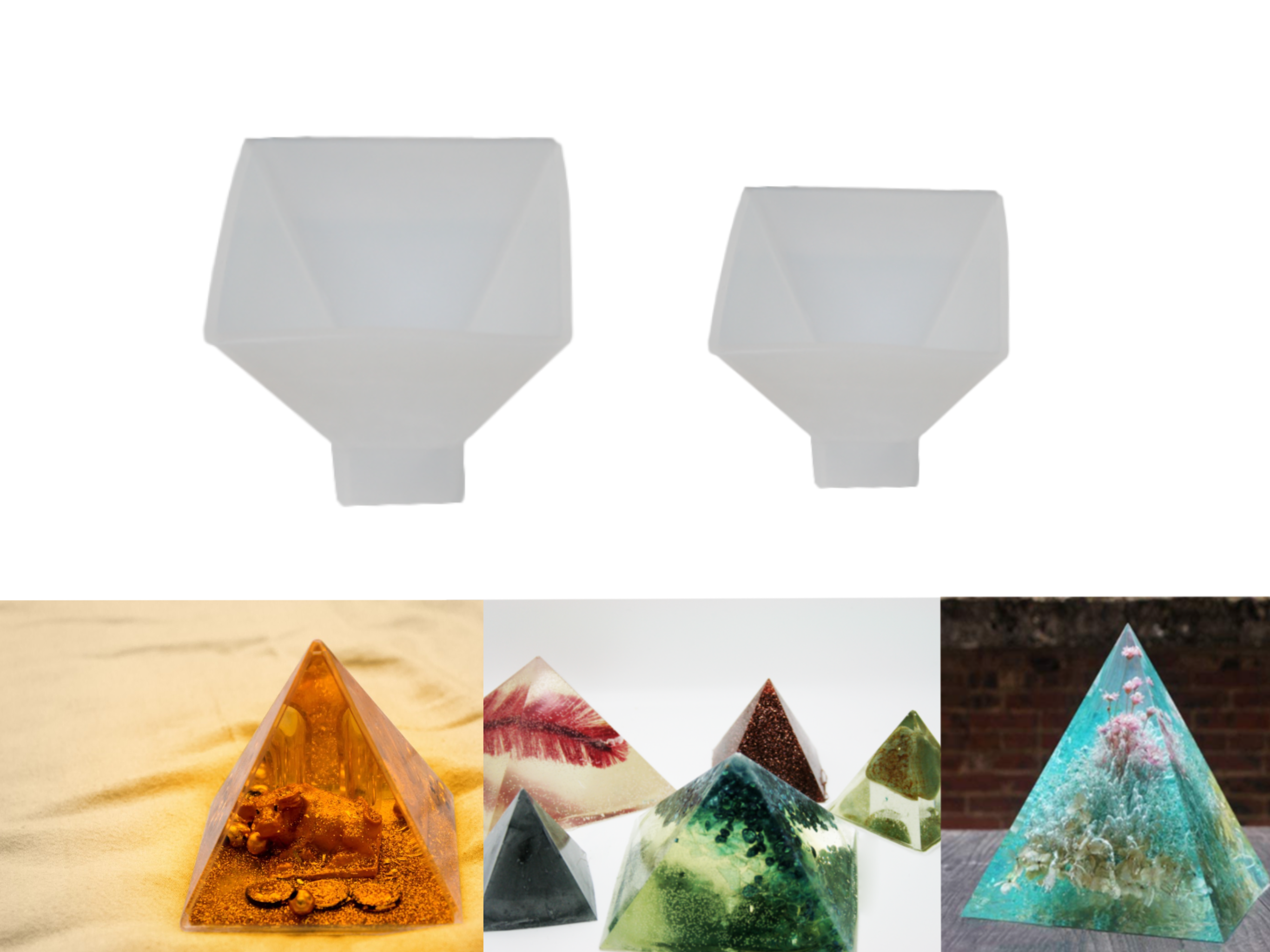 Deko Deluxe Silikonform Pyramide Deko Deluxe Silikonform Pyramide