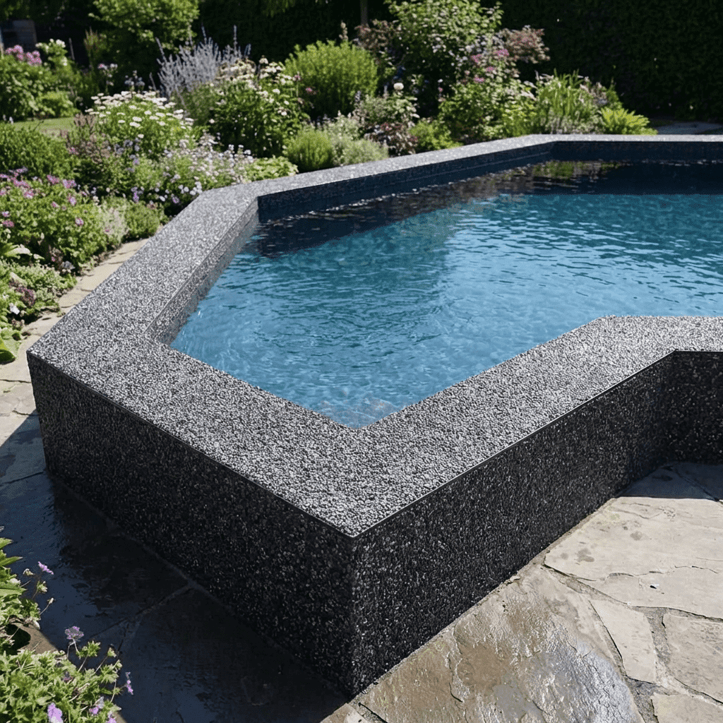 Steinteppich 2K-Poolumrandung Premium Star für ca. 1m² | Mix Roma