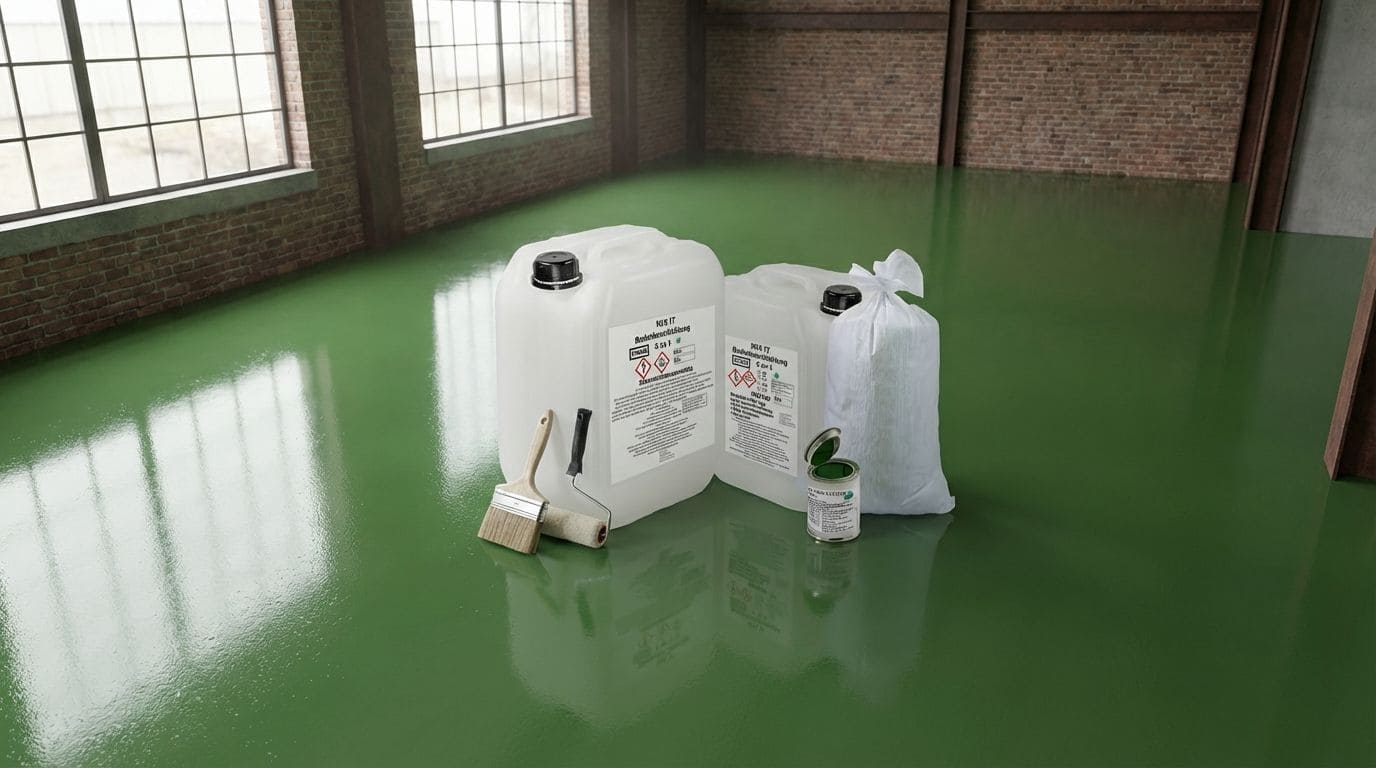 Design Bodenbeschichtung AT-EDF 100 in RAL 6010