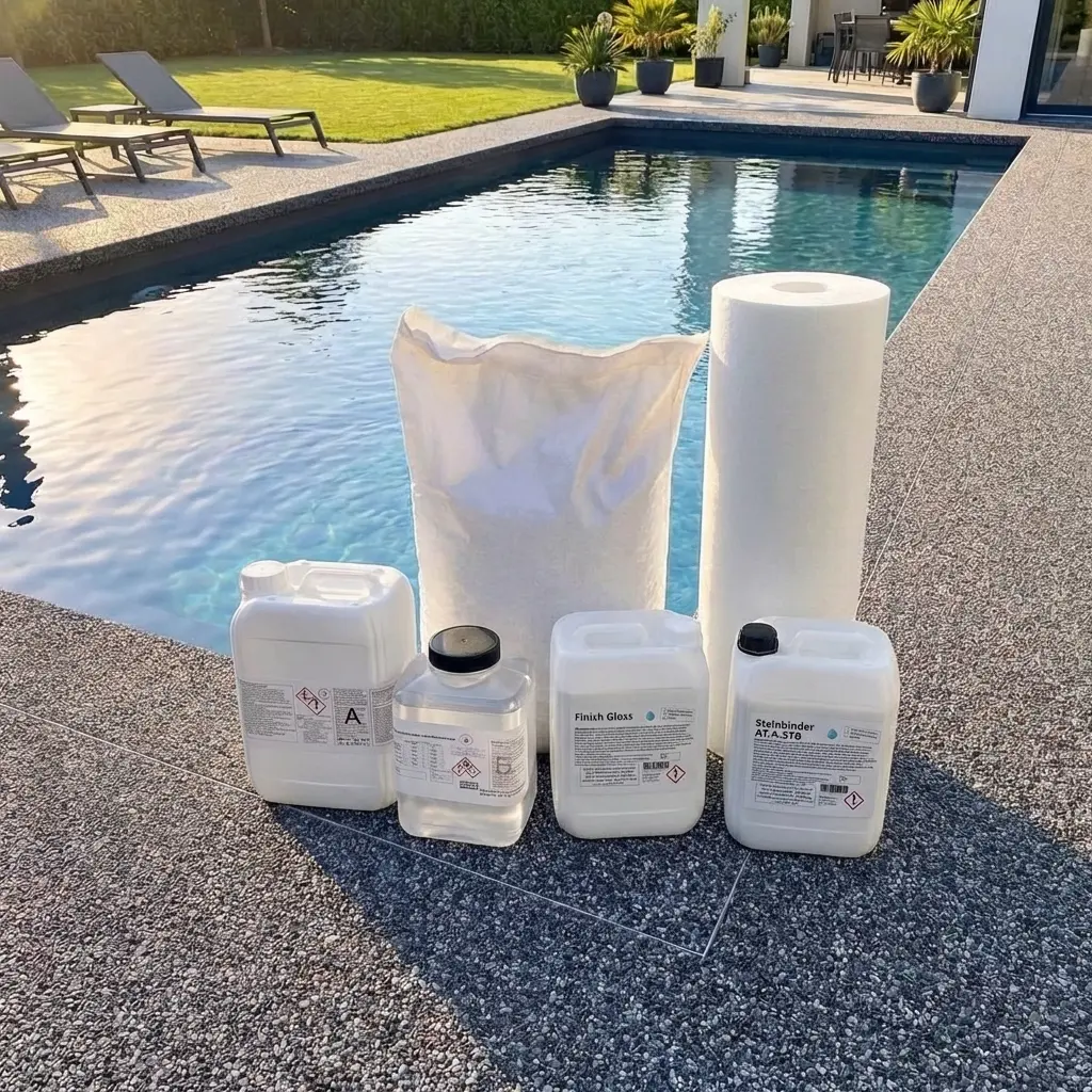 Steinteppich Anwendung