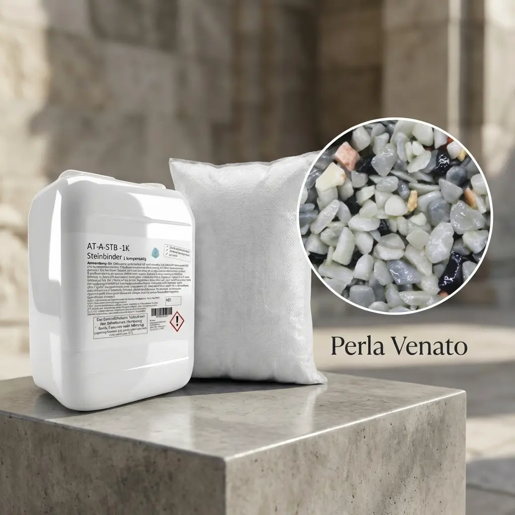 Steinteppich Set| Perla Venato| 2,5m²
