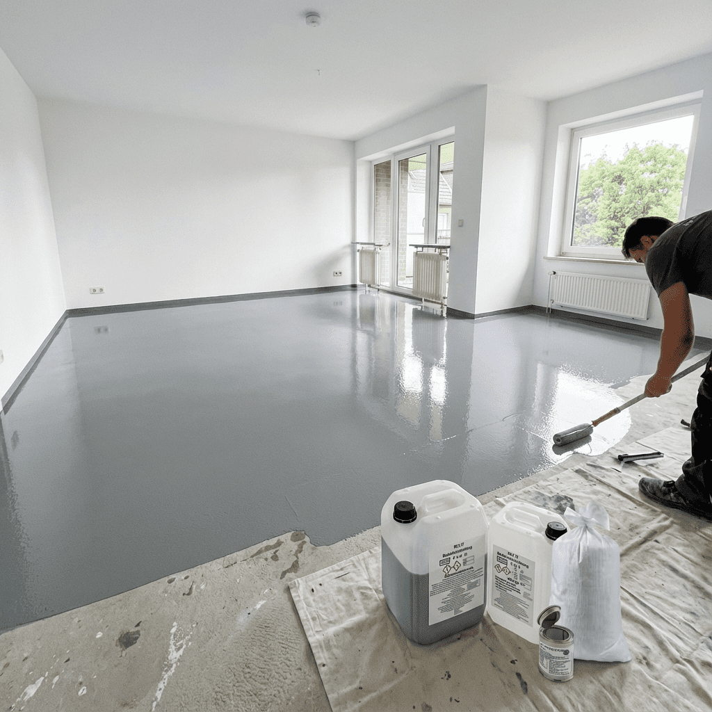Epoxidharz Bodenbeschichtung AT-EDF100|32 Farben