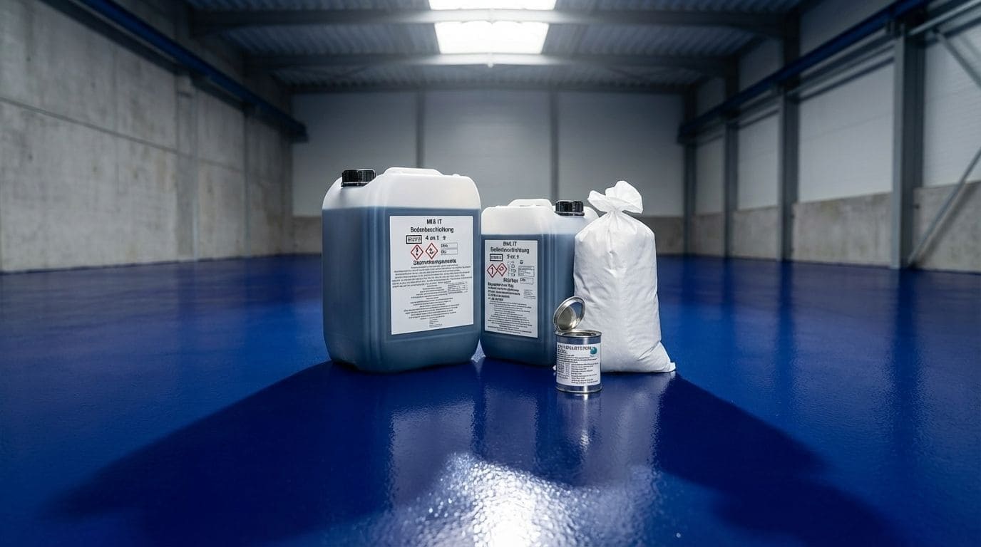 Epoxidharz Bodenbeschichtung AT-EDF 100|5022 Nachtblau Epoxidharz Bodenbeschichtung AT-EDF 100|5022 Nachtblau