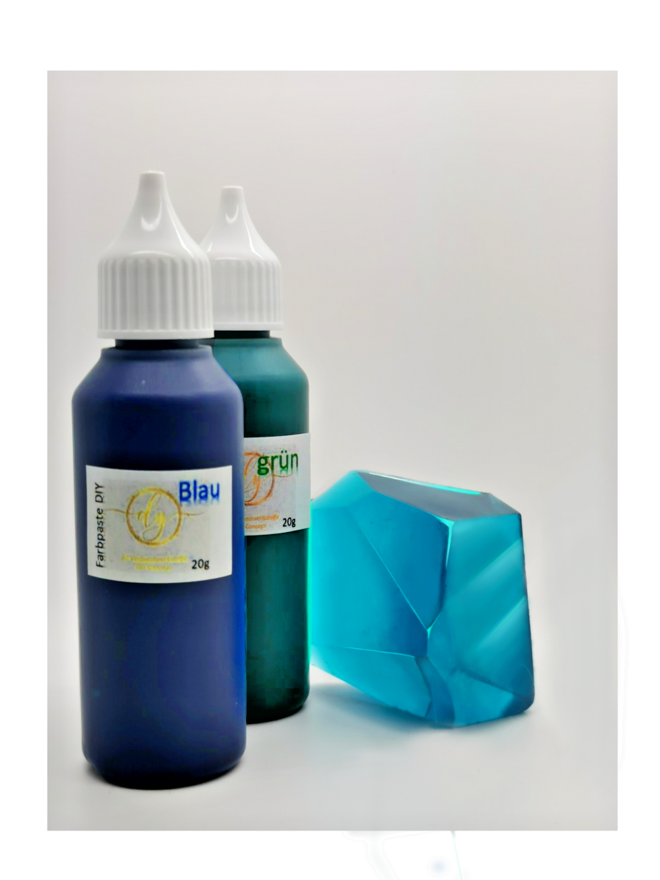 DIY Set LAGUNA - 1,5kg Epoxidharz + Farbset Türkis 