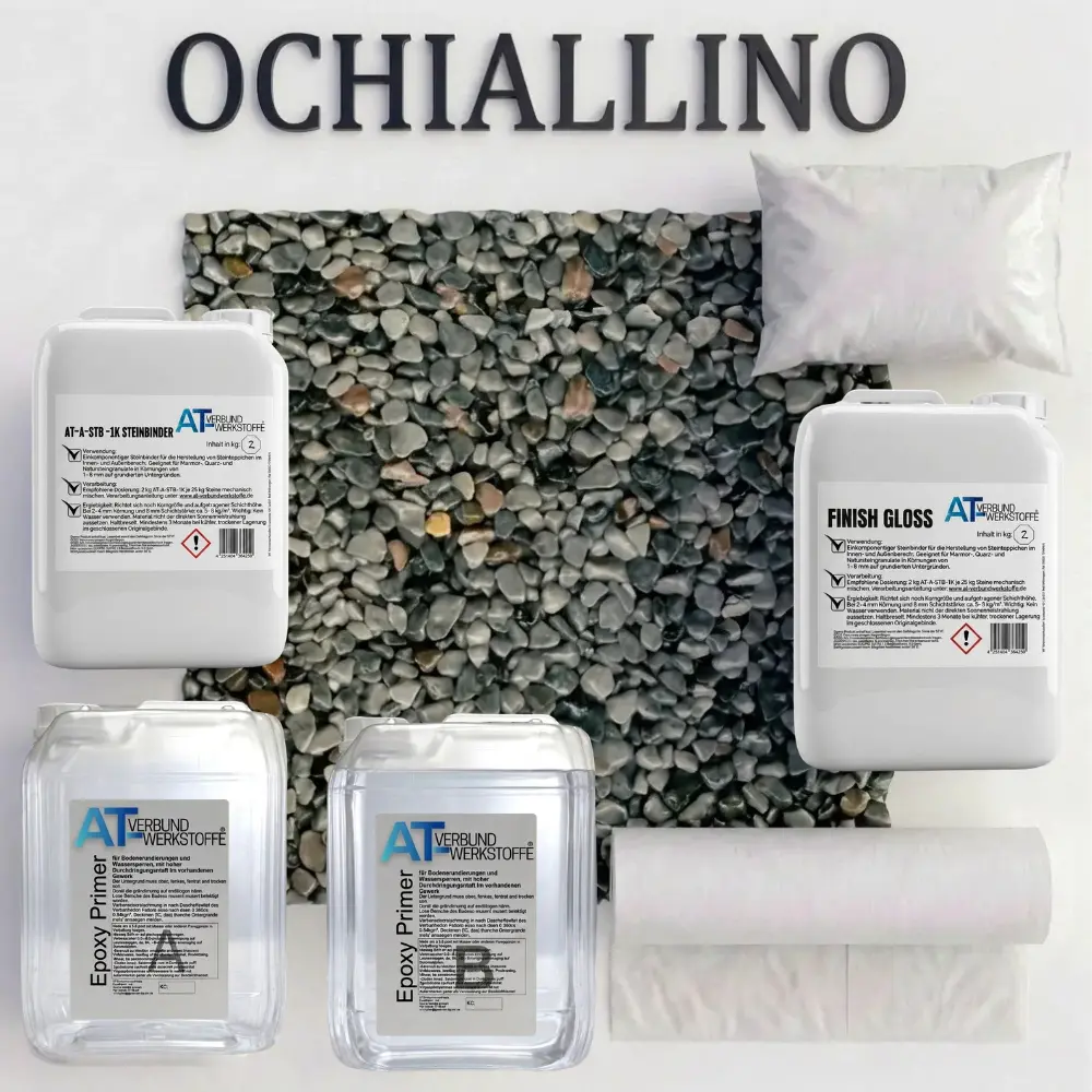 Steinteppich Profi-Set Vlies |Ochiallino | 2,5m² Steinteppich Profi-Set Vlies |Ochiallino | 2,5m²