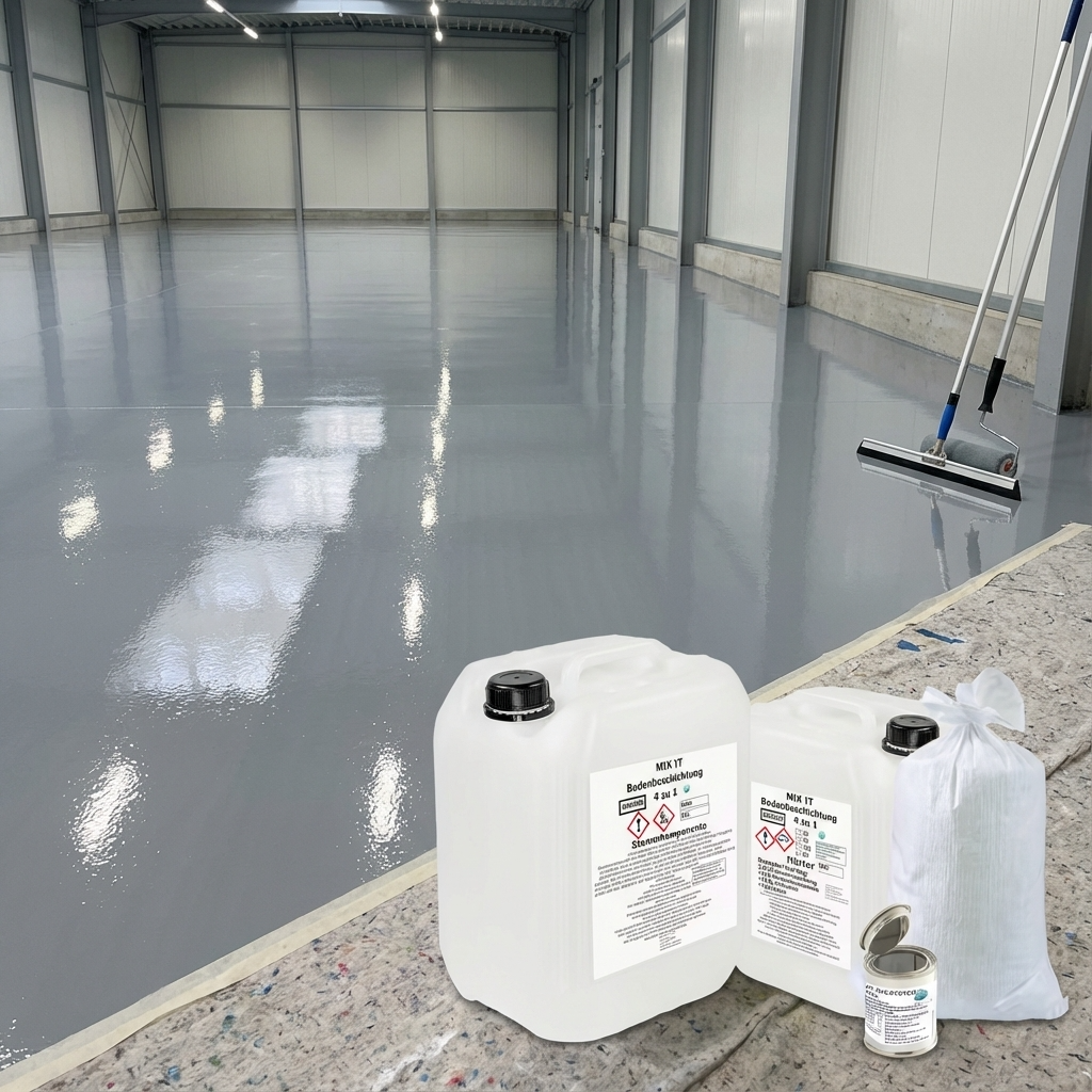 Epoxidharz Bodenbeschichtung  AT-EDF100 |32 Farben