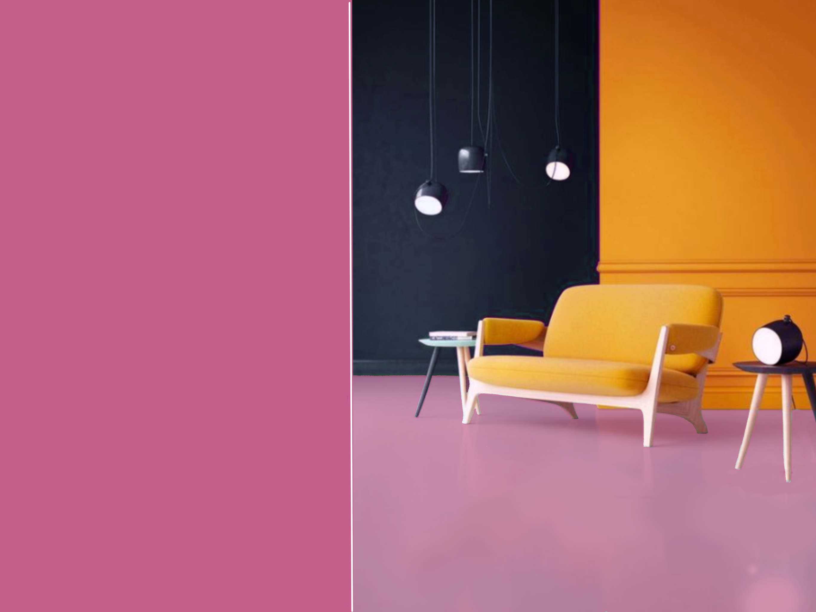 Epoxidharz Bodenbeschichtung AT-EDF30|Rot pink Rosa 