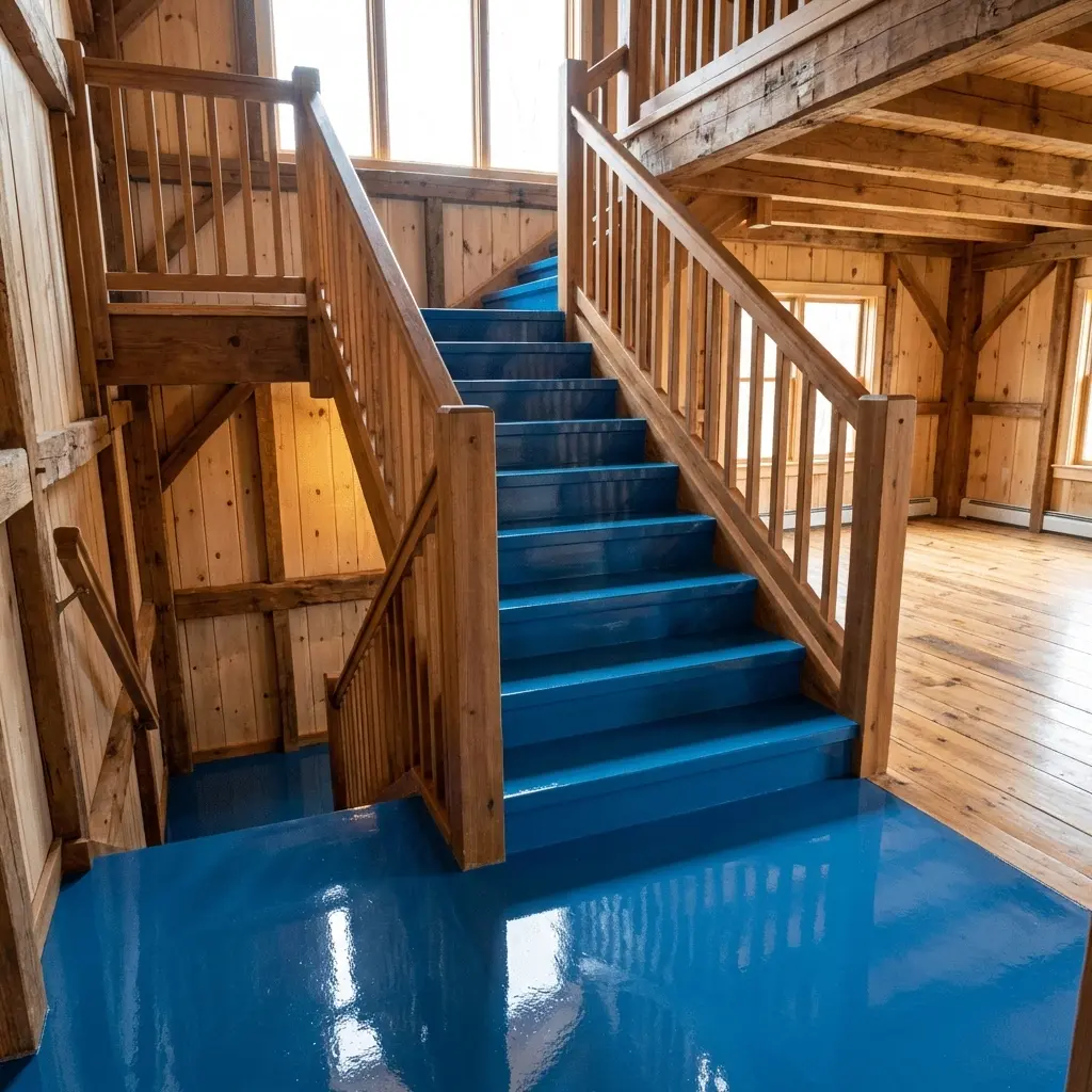 Epoxidharz Bodenbeschichtung AT-EDF 100| Ultramarinblau Epoxidharz Bodenbeschichtung AT-EDF 100| Ultramarinblau