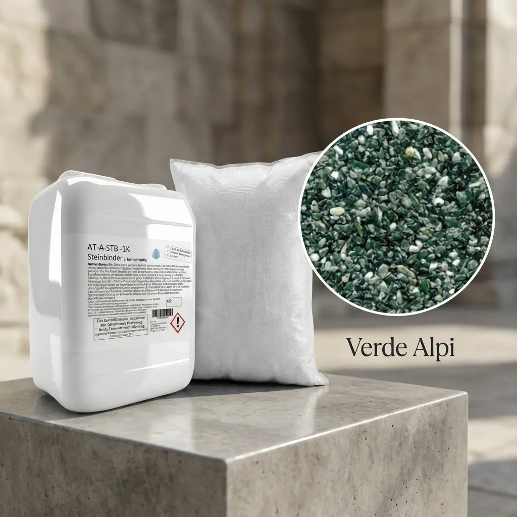 Steinteppich Set| Verde Alpi | 2,5m² Steinteppich Set| Verde Alpi | 2,5m²