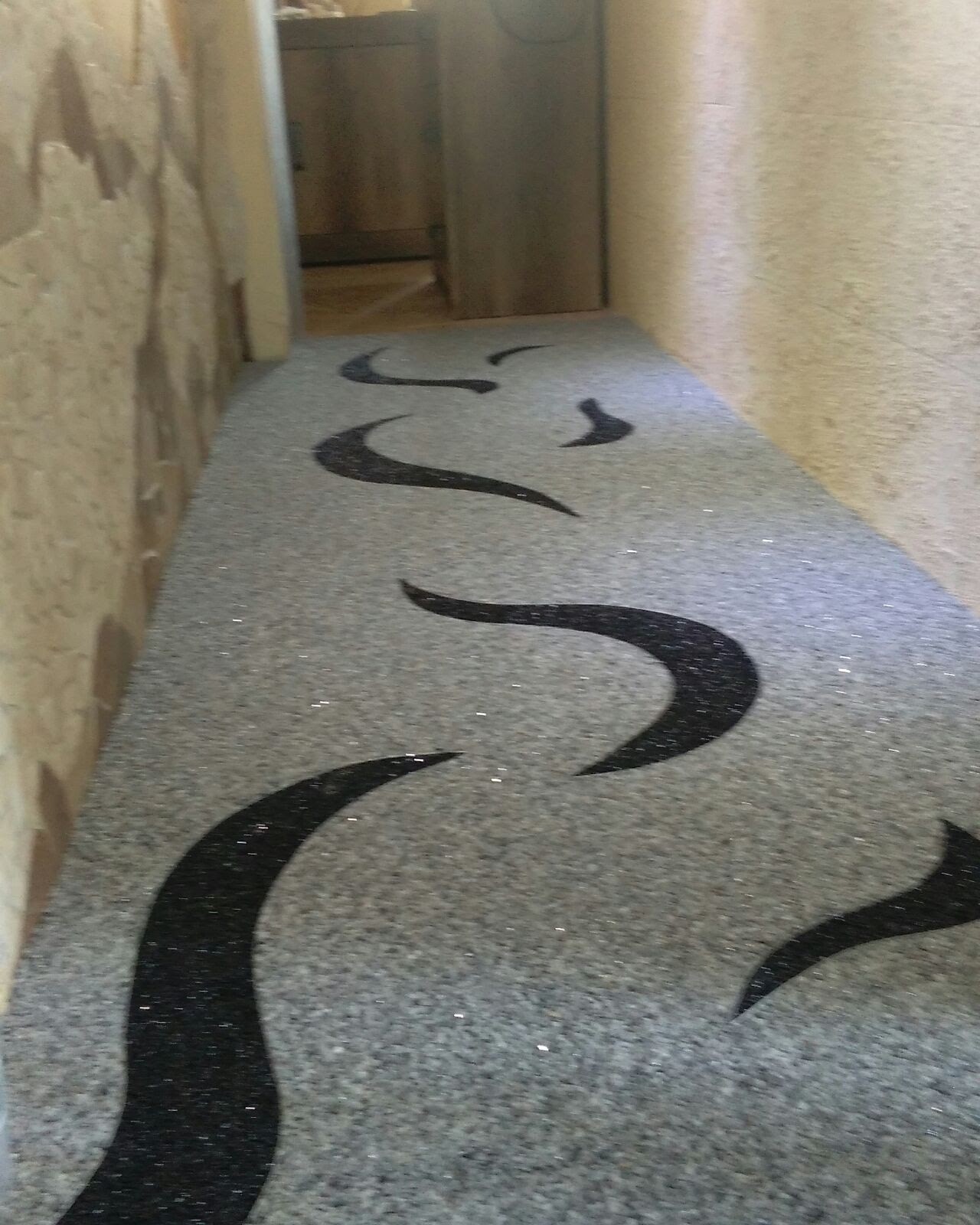 Steinteppich Set PRO | Vlies 50m² | Mix Toskana
